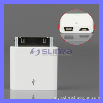 Mini Micro USB Charger Adapter to Apple Dock Plug for iPhone 4S iPad (Adapter-152)